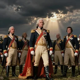 Artists Depiction of the United States Emperor's Ceremonial Garb, patriotic