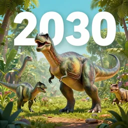 the year 2030 is filled by dinosaurs