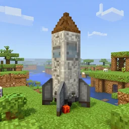minecraft rocket ship