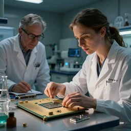a female neuroscientist trying to understand a microprocessor, jean giraud and waterhouse