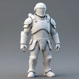 a soldier wearing a full set of solid light armor, futuristic, 3 d render, octane, ray tracing, ultra high detail, photorealistic