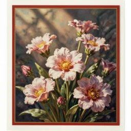 cigarette box cards of flowers