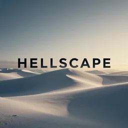 mapping the hellscape album cover, modern, film, soft lighting gradient. no text, no watermarks.