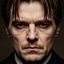 hannibal lector, in the style of gerald brom, symmetry, smooth, sharp focus, semi - realism, intricate detail