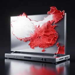 china, 8 k uhd, unreal engine, reflected chrome octane render in the artstyle of greg rutkowski