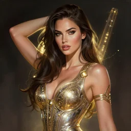 portrait of battlefield 2 0 4 2 megan fox, intricate, elegant, glowing lights, highly detailed, digital painting, artstation, glamor pose, concept art, smooth, sharp focus, illustration, art by artgerm and greg rutkowski, artey freytag