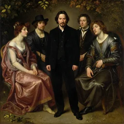 a beautiful painting of keanu reeves by John Everett Millais and Dante Gabriel Rossetti and John Collier and john william waterhouse, pre-raphaelite, detailed, trending on artstation, hd, masterpiece