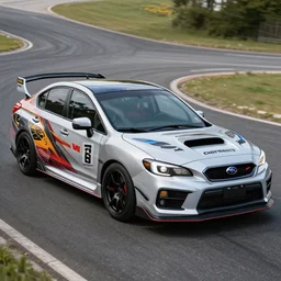 a subaru WRX themed jet
