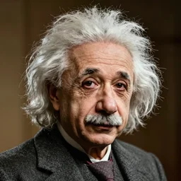 waif einstein portrait