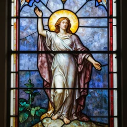 cinematic shot, Stained glass, john singer sargent, atmospheric, highly detailed, heavenly dramatic lighting, very realistic, cinematic lighting, volumetric lighting, photographic,8K.