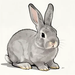 rabbit!!! jim lee!!! medium shot!! flat grayscale ink sketch by jim lee close up in the style of jim lee, sad pose swat soldier armor gray hulk rabbit animal by jim lee