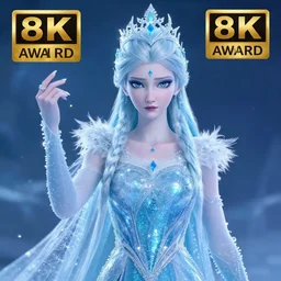 photo of a very beautiful!! ice queen warrior with ice powers highly detailed 8 k hdr smooth sharp focus high resolution award - winning photo