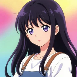 lofi girl, anime, detailed anime, manga anime, moebius, ufotable studio art style, colorful, faded effect, vaporwave, studio art,