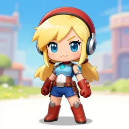 chibi version of zero suit Samus.