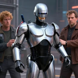 robocop arresting all humans, detailed