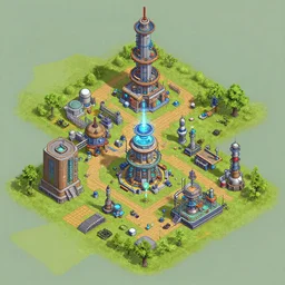 a level design schematic, top down, in game, unreal engine 5, laboratory outpost, orthographic, colored