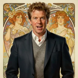 will ferrell portrait, crazy wild! volumetric lighting. by greg rutkowski, highly detailed, digital painting, artstation, smooth, sharp focus illustration, artstation hq. intricate, elegant. art by wlop and artgerm and greg rutkowski, alphonse mucha, medium shot. dan mumford, tomokazu matsuyama, takato yamamoto