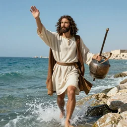 Moses and the Israelites crossing the Sea