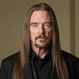 walter white with long smooth hair