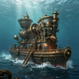 steampunk ocean