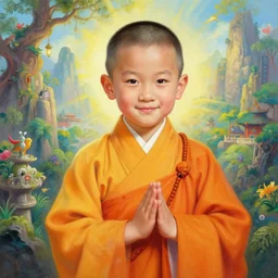portrait painting of a 3 0 year old chinese taoist priest, like andy lau, amiable by wenjun lin, irakli nadar, bright colors, octopath traveler, wenjun lin, unreal engine 5 highly rendered, global illumination, radiant light, detailed and intricate environment