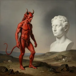 photo of the devil by hieronymus bosch and joel peter witkin