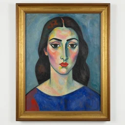 fauvism portrait by Matisse, cubism