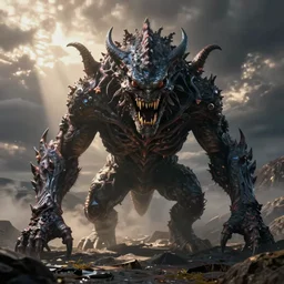 a terrifying monster