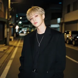 j - hope rap monster rm nam - joon, photo close, aesthetics, dark street, at night