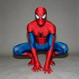 a literal spider cosplaying as spider - man, dragoncon, full length, full resolution, full frame, 3 5 mm, f / 2. 8, flash photography
