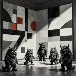 a room full of monsters kazimir malevich