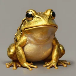 primitive golden frog idol, d & d, fantasy, portrait, digital painting, trending on artstation, concept art, sharp focus, illustration, art by artgerm and greg rutkowski and magali villeneuve