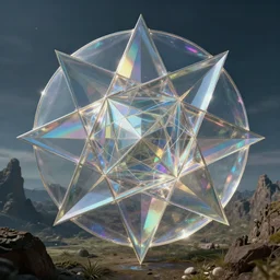 alien landscape photography, odd, surreal, highly detailed, sacred geometry, prismatic, fantasy