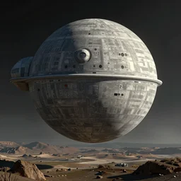 death star, a digital rendering by igor zenin, cgsociety, fantastic realism, ue 5, daz 3 d, quantum wavetracing