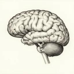 da vinci drawing of a brain