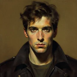 self portrait by Frank Frazetta.