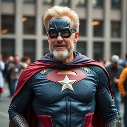 joe biden dressed up as a superhero