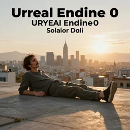 a relaxed dream city designed by Salvador Dali, sunrise, long shadows, trending on Unreal Engine 5, photorealistic, detailed, stunning, award winning photo