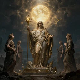 firmament theogony, franz vohwinkel, 8 k resolution, dramatic lighting, cinematic, detailed