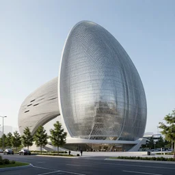 a hydroelectric cathedral created by Zaha Hadid