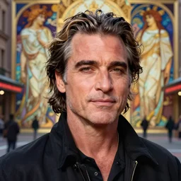 joaquin phoenix, hyperrealistic portrait, bladerunner street, art of elysium by jeremy mann and alphonse mucha, fantasy art, photo realistic, dynamic lighting, artstation, poster, volumetric lighting, very detailed face, 4 k, award winning