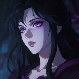 anime illustration of a woman entranced, portrait, bewitched, mesmerized, hypnotized, highly detailed, dramatic lighting, cinematic composition, concept art, sharp focus, colorful, photorealistic