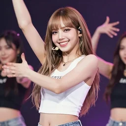 a photo of LIsa, a Thai rapper, singer and dancer based in South Korea