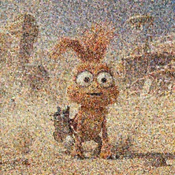 frame from movie rango (2011), movie madmax fury road (2015) in a sandstorm