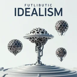 futuristic idealism, lobotomy and hive minds. swedish movie poster.