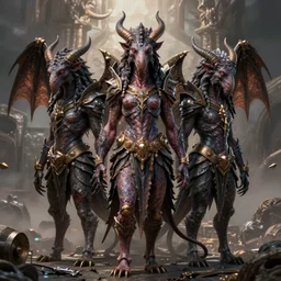 7 deadly sins chimeras look like hd dark fantasy art