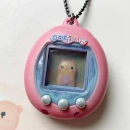 a tamagotchi made of human skin