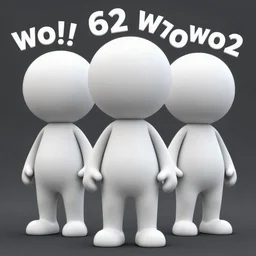 3 d character model by wo 2 6 2 wo! 2 6 2