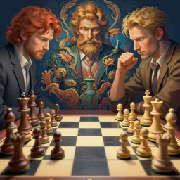the chess tournament, intricate artwork by artgerm, greg rutkowski, and kilian eng, symmetrical digital illustration, hyper detailed, super sharp, crisp, smooth, vibrant colors smooth gradients, depth of field, aperture f 1. 2
