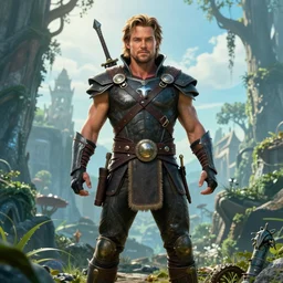 Chris Pine as Fierce Deity from Majora's Mask